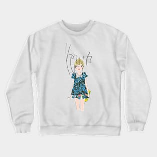 youth girl art Crewneck Sweatshirt